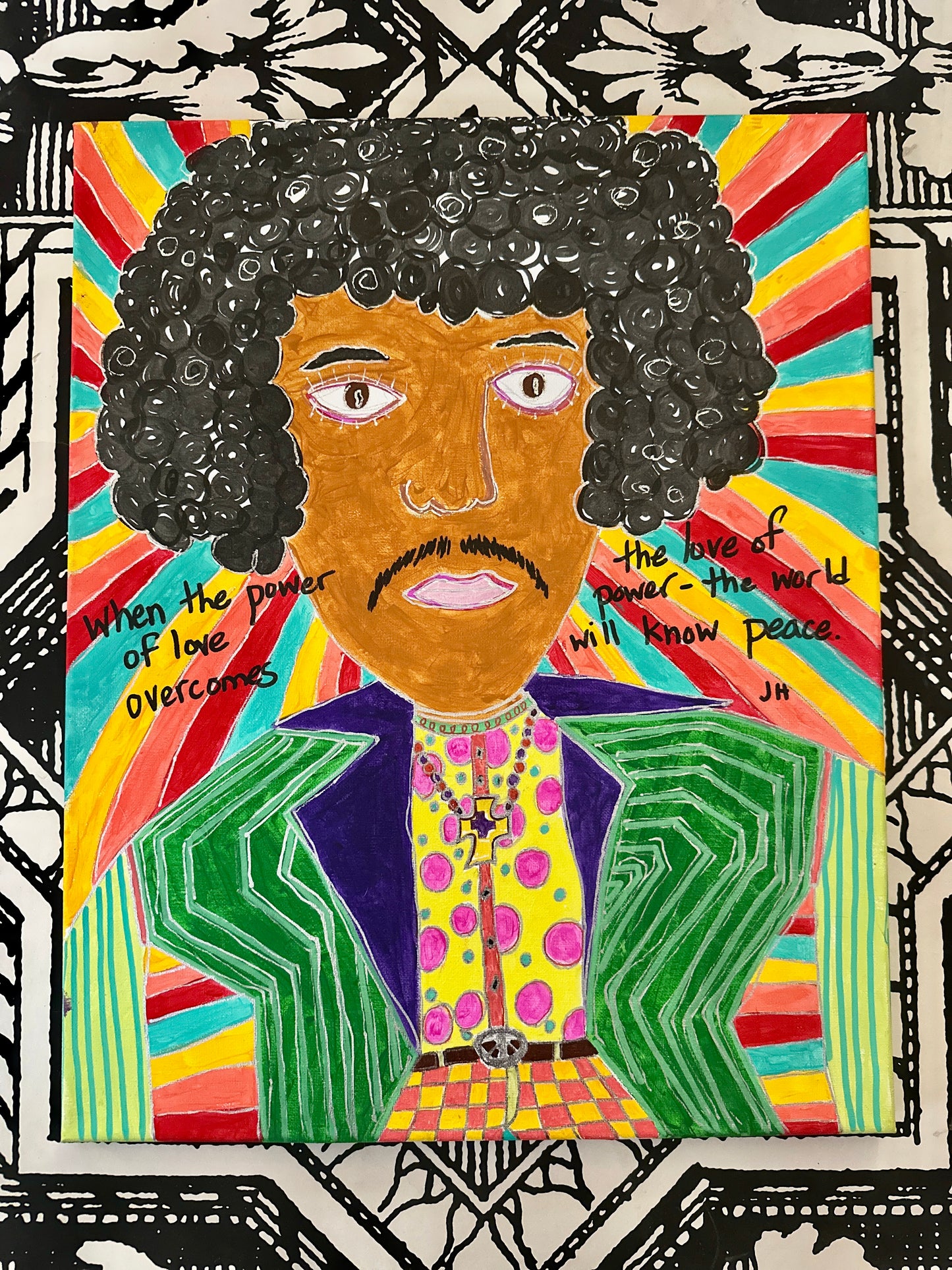 Tripp's Store / ART / "Are you Experienced" by Mae Lettuce / Folk Art