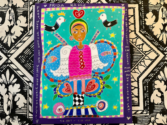 Tripp's Store / ART / "Frida" by Mae Lettuce / Folk Art